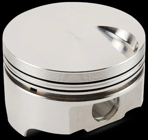 This big-block Chevy piston is offered in many different overbores and is designed to be lightweight and quiet thanks to its tight piston-to-wall clearance design.