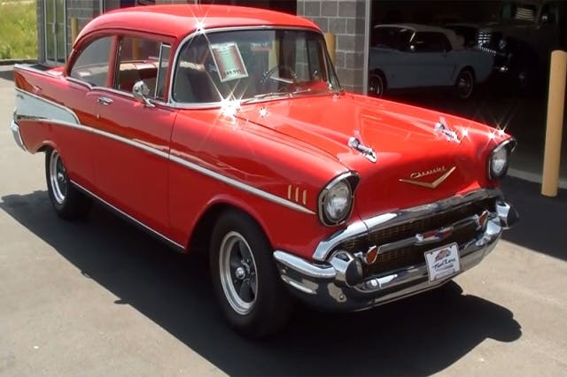 1957 Chevy 210 Hot Rod front