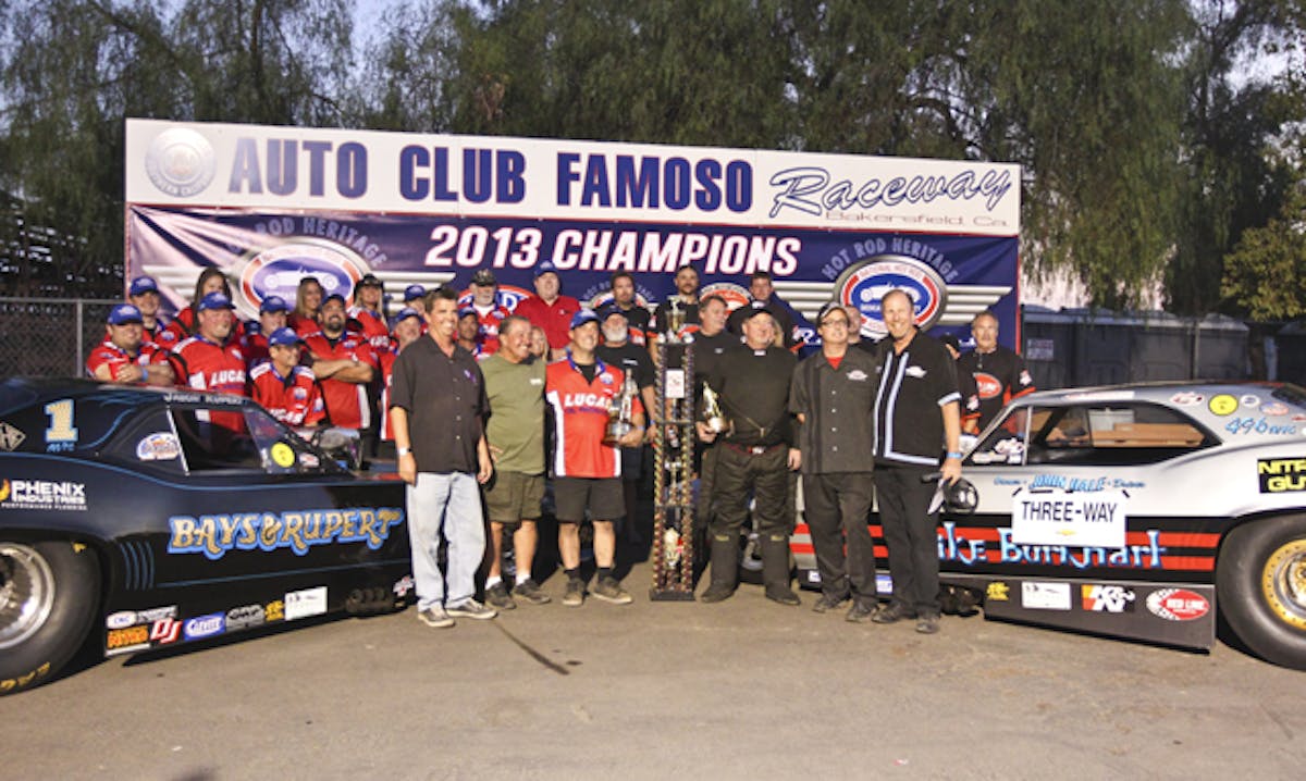 2013 Champions Rupert & Bays and race winner John Hale