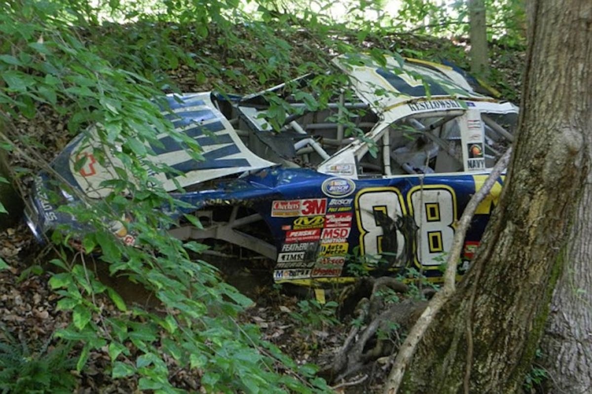One of Brad Keselowski's wrecks.