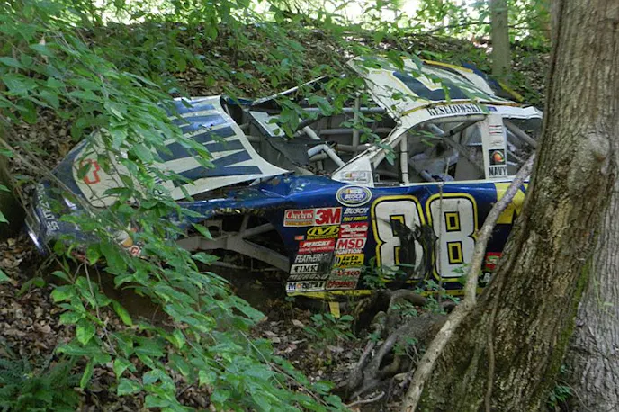 One of Brad Keselowski's wrecks.