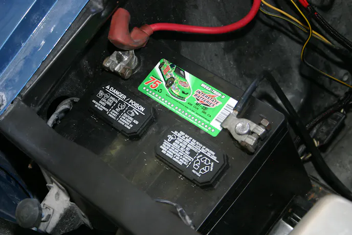 Lead-acid batteries remain the industry standard due to cost and ease of maintenance. You want the largest battery that will fit in your tray along with the highest cold cranking amps (CCA)