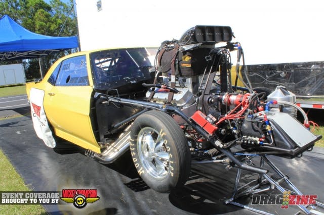 Scott Halstead is the crew chief for Robert Abbott and they are will debut a new Pro Mod this weekend using the PSI screw blown big Chevy from the 2002 Outlaw 10.5 Camaro. This 1969 Camaro will make is maiden voyage later this afternoon.