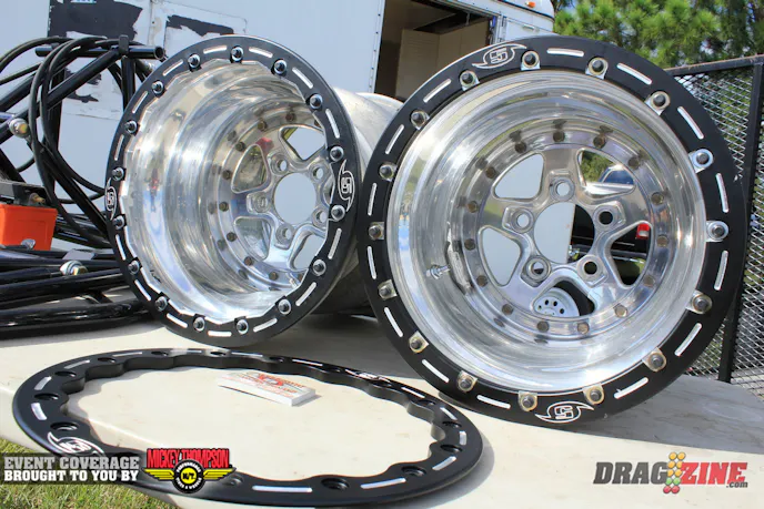 Robert Coady from Catagory 5 Race Cars is featuring new beadlocks this weekend along with his pro style jack system. The beadlocks are a new item from the shop.