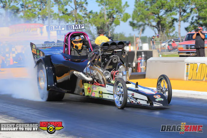 Open Outlaw champion Matt Gilmore put up a 3.86 at 186 for second.