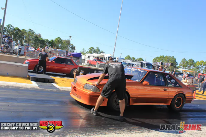 Charles Hull (far lane) moved up to third running a 4.828 at 151.59 moving up to third, Marasco was unable to improve on his earlier 5.033 this round.