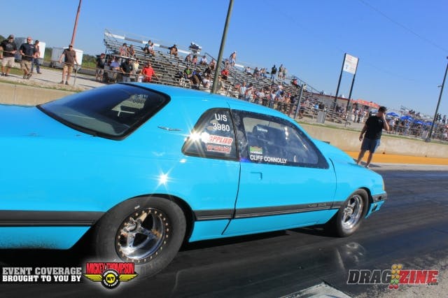 Cliff Connolly is getting a handle on his 1988 t Bird qualifying fourth with a 5.19 at 134 for the Naples, Florida resident.