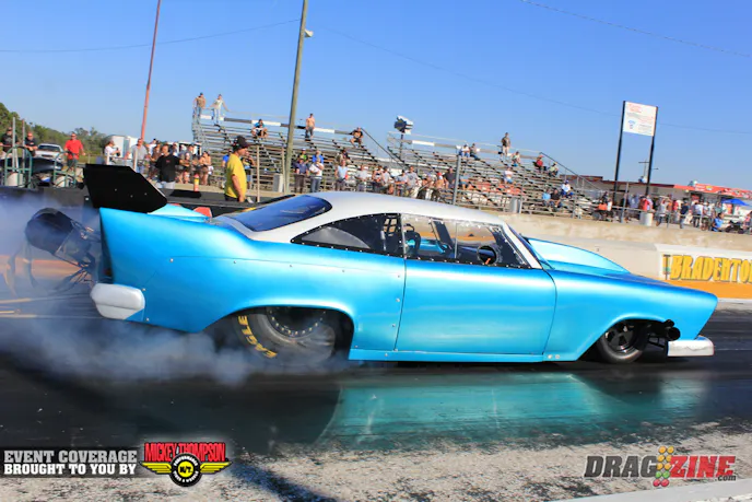 Robert Sellers swapped out his Avenger for this 58 Fury a while back and is starting to get the bug worked out. His 4.32 was good for eight in class so far.