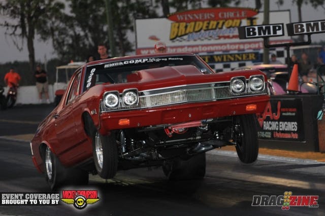 Neal Watkins is a crowd pleaser in this full weight El Camino. This one got up there pretty good, he sits tenth with a 5.685 at 122.