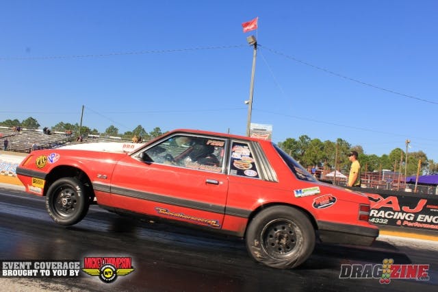 Number two qualifier in 6.50 Index Troy Pirez met with John Fernandez in round one. Fernandez was .007 early ending his day early. Pirez is running 7.50 Index as well and is moving on to round two in both classes.