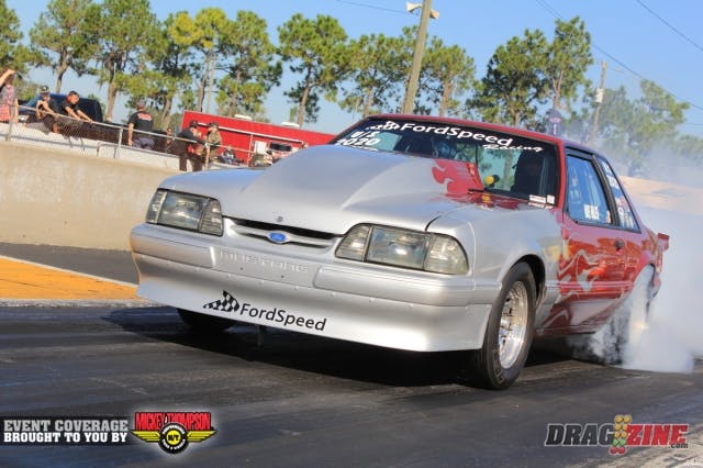 Mike Miller and Jeff Gibbud had the closest race in this round of Ultra Street with Miller getting the win with a 5.26 at 137 to Gibbud’s 5.31 at 134.