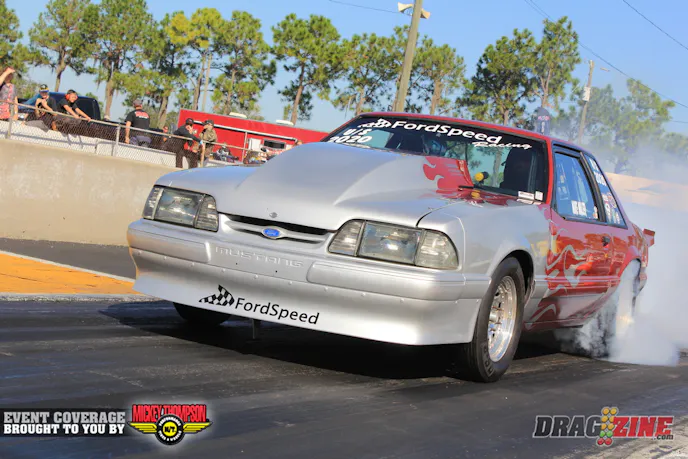 Mike Miller and Jeff Gibbud had the closest race in this round of Ultra Street with Miller getting the win with a 5.26 at 137 to Gibbud’s 5.31 at 134.
