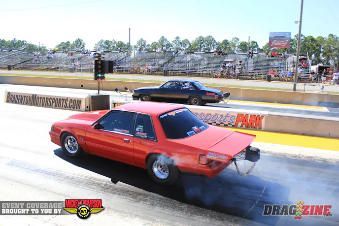 The X275 final started well with just .010 separating them on the tree but it soon turned into a pedal fest with Charles Hull recovering first running 5.485 at 145.67 to Eric Kenward's oh so close 5.511 at 139.66.