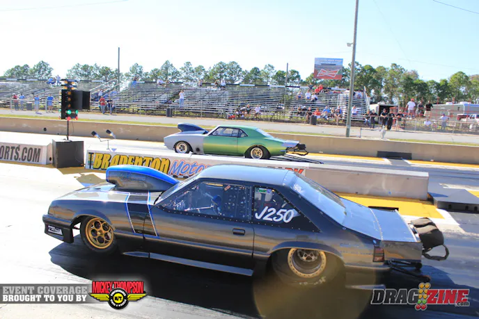 Rodney Campbell and J.R. Atkins met in the final of Outlaw 632 in what is Atkins' first final round appearance in some time. Unfortunately he was dead late with a .209 reaction allowing Campbell too much room to catch. Campbell earned the win with the holeshot running a 4.786 to Atkins' quicker 4.748.