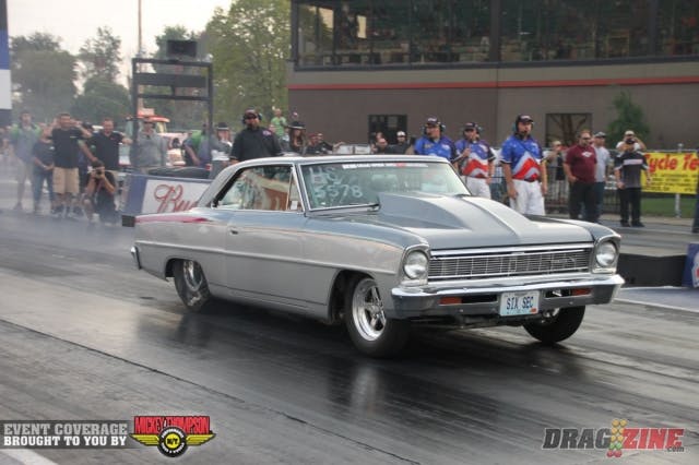 In round two of Heavy Street, Mike Murillo picked up to a 4.38 to beat Jim Kilpatrick and his 4.62, while Joel Wensley put a 4.58 on the board to beat Matt Vinson and his 4.75. Tony “Presto” Basso’s 4.89 earned him the win over Michael Standley, II and his troubled 9.89. Ed Parker drove to a 6.59 after Peter Campbell couldn’t make the call.