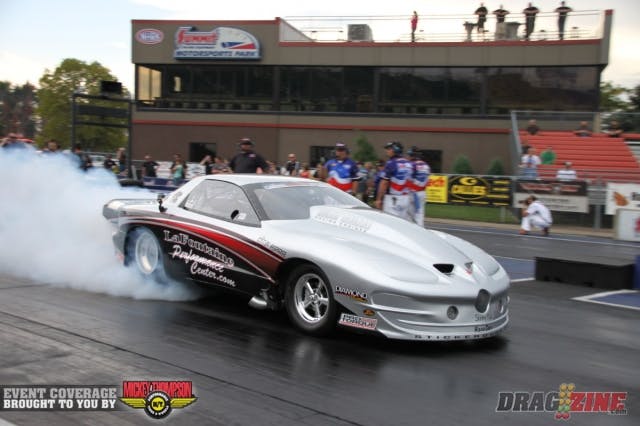 Michigan’s Tom Kempf drove his Firehawk to a 4.29 at 181 mph in the first round of qualifying for Outlaw 10.5, presented by LaFontaine Automotive, which was good for the fifth spot. He recently replaced his AMS-1000 Boost Controller with an AMS-2000 Boost Controller, with its faster processor.