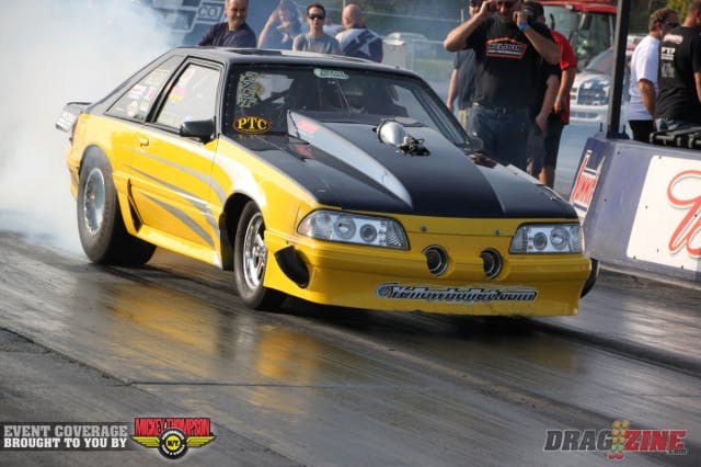 After multiple rain showers – and after multiple attempts by Bill Bader, Jr., Kurt Johnson and the rest of the track staff to dry and prepare the track - the decision was made to cancel today’s continuation of the race and split the purse. There was still plenty of action in the rounds that were run, and the fans stayed in the stands until the very end. Visit the gallery for photos and qualifying sheets from Friday and Saturday, and we’ll soon have a race wrap from the eliminations that were run posted.