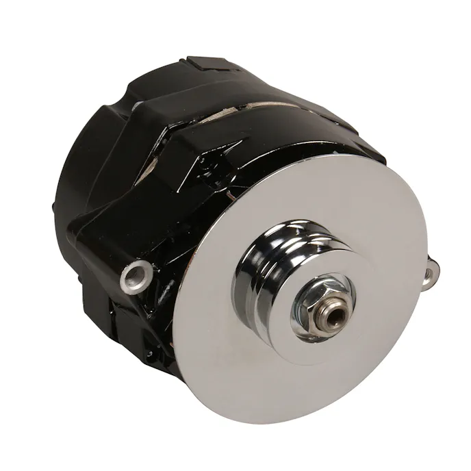 Summit Racing Equipment offers a nice variety of house brand GM alternators yielding extraordinary quality and power output but at more affordable prices. If you're on a tight budget and need charging capacity and good looks, check out Summit's website.