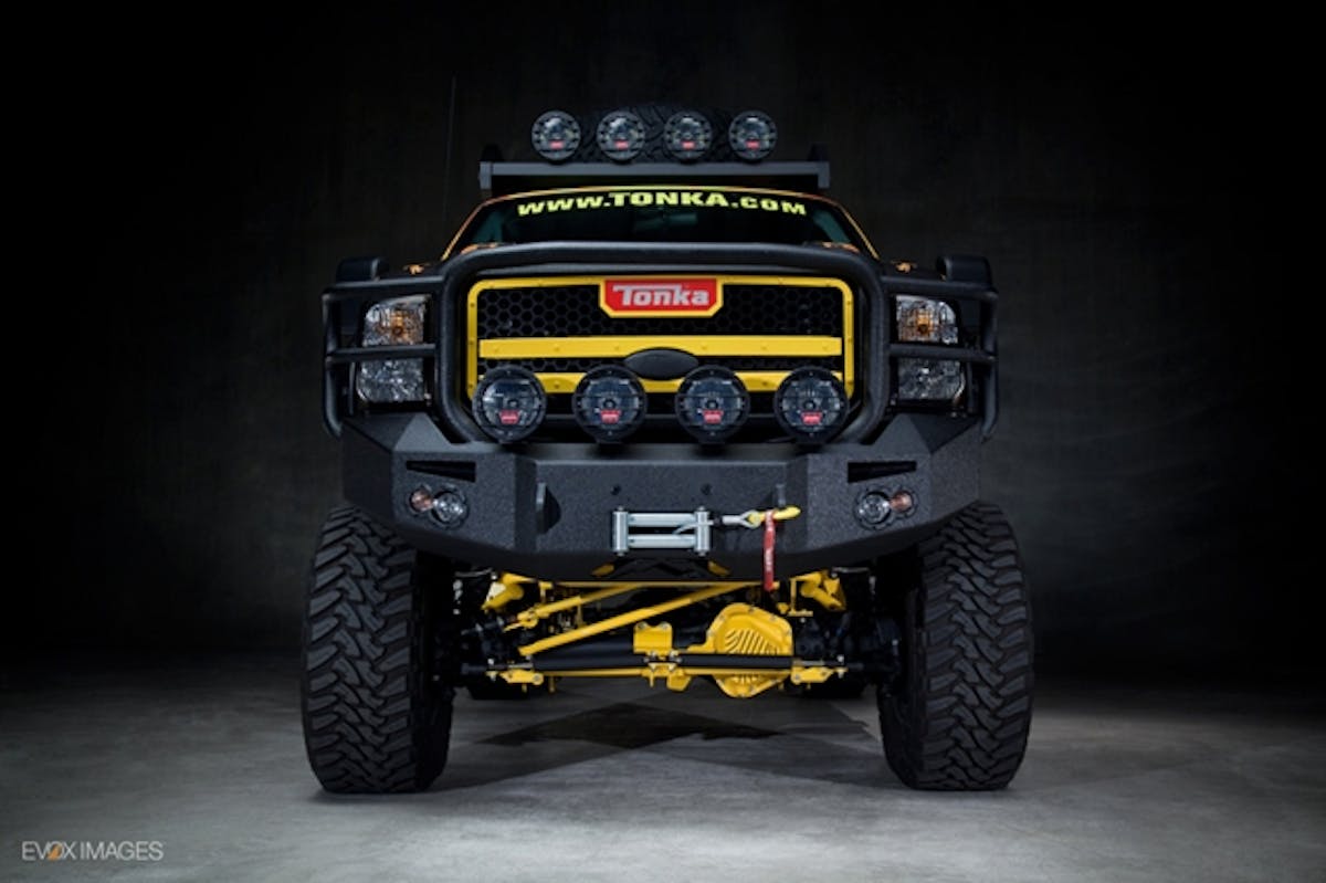 Keeping with the Tonka theme, the T-Rex looks like a big toy that's capable of serious work.