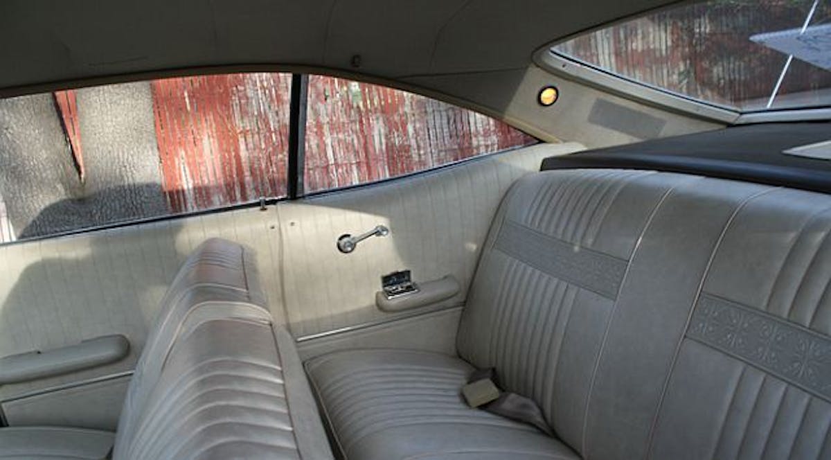 Not a scratch on the leather seats.