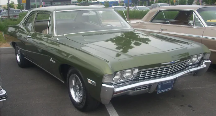 1968 Chevrolet Biscayne Coupe. Photo from www.wikipedia.com