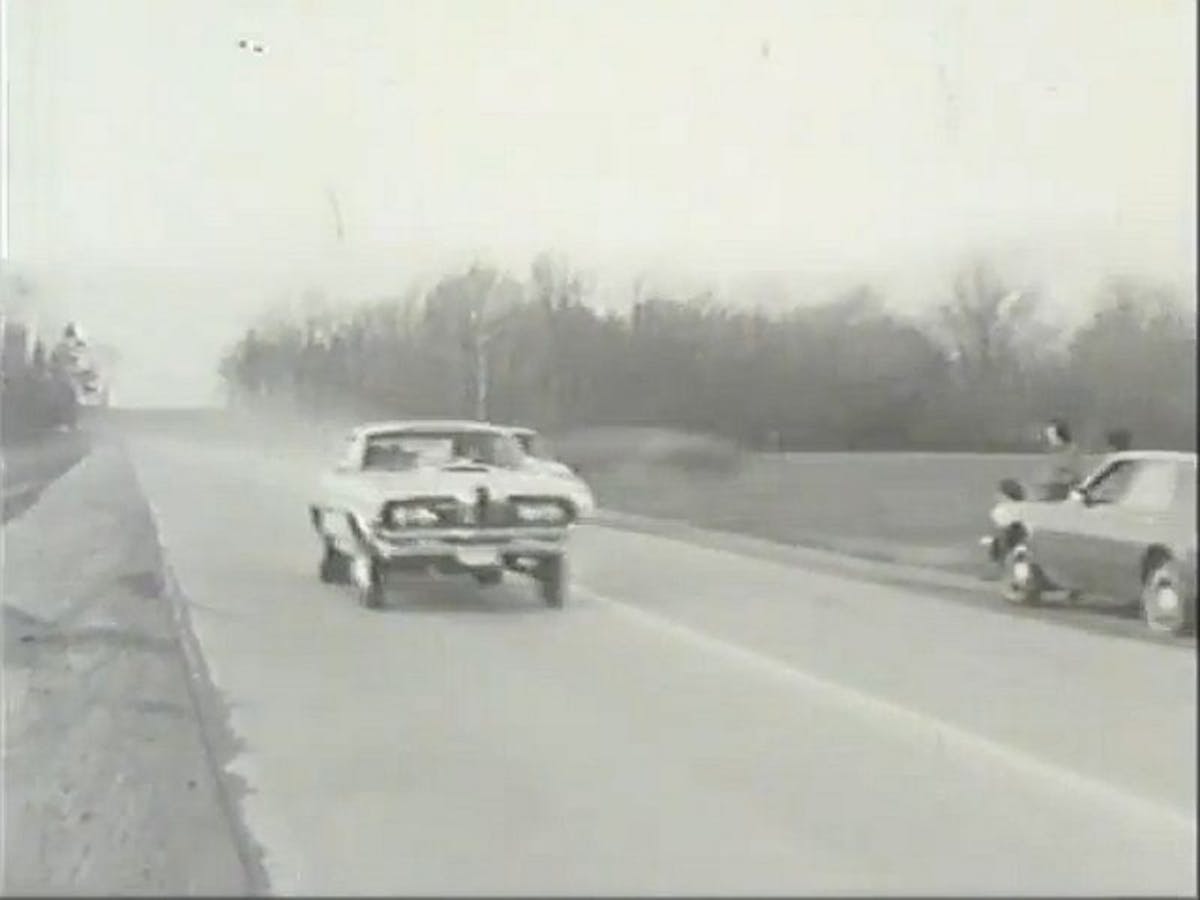 He blew that Camaro off his back and drove that little Chevy away.