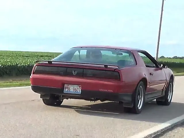 1987 Pontiac trans am rear