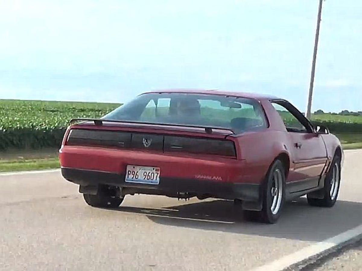 1987 Pontiac trans am rear