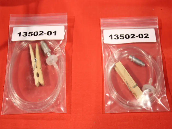 The one-man bleeder system.