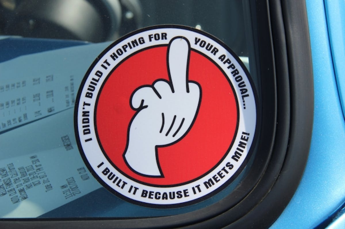 Brad's truck came packed not only with decent power, but heaps of attitude as well.