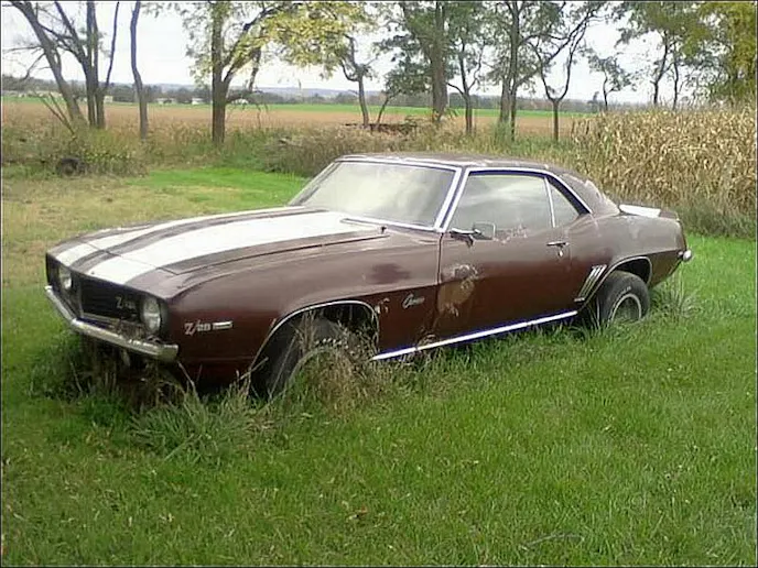 Camaro Z28 sinkhole