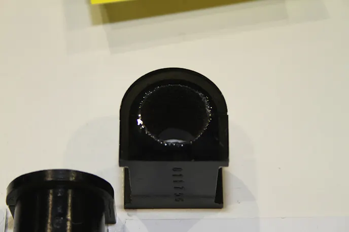 Whiteside has also tackled the problem of gooey bushing lube attracting dirt with their "grease free technology" bushings that feature inner surfaces embedded with low-friction PTFE.