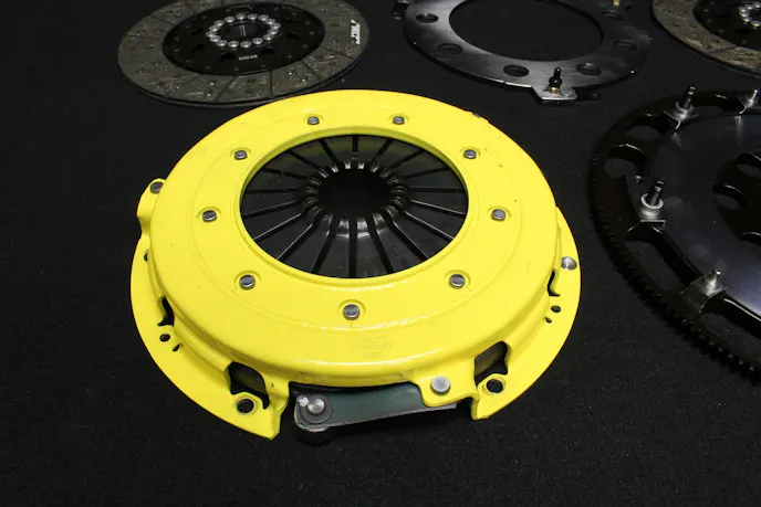 ACT's line of Twin-Disc clutches includes the T1S-G01, which fits 97-current Corvettes along with late-model Camaros and GTO's. It offers a moderate pedal feel and smooth engagement. They arrive with a pressure plate, two discs, floater, matched flywheel, and alignment tool. This clutch will handle up to 875 foot-pounds of torque and is recommended for high horsepower street or race use.