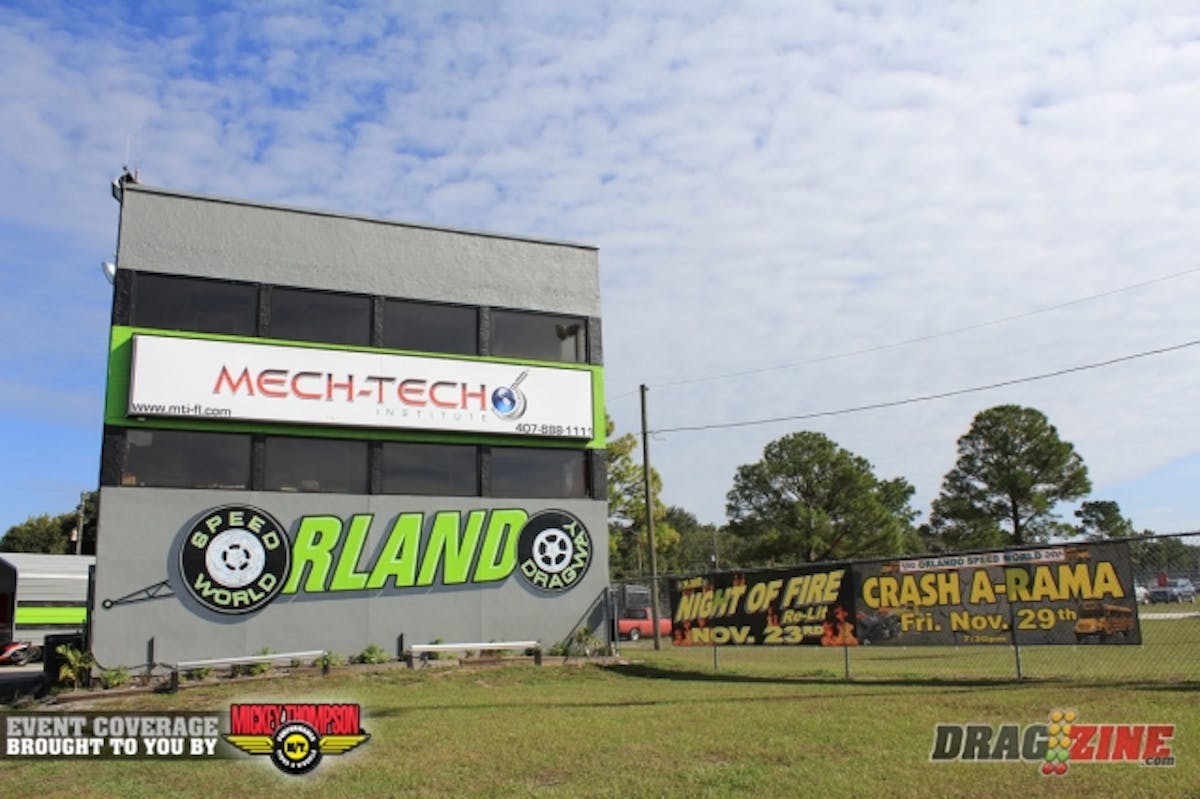 Orlando Sweed World Dragway underwent some renovations since Ozzy Moya took over ownership of the facility including new sponsors and a new look.