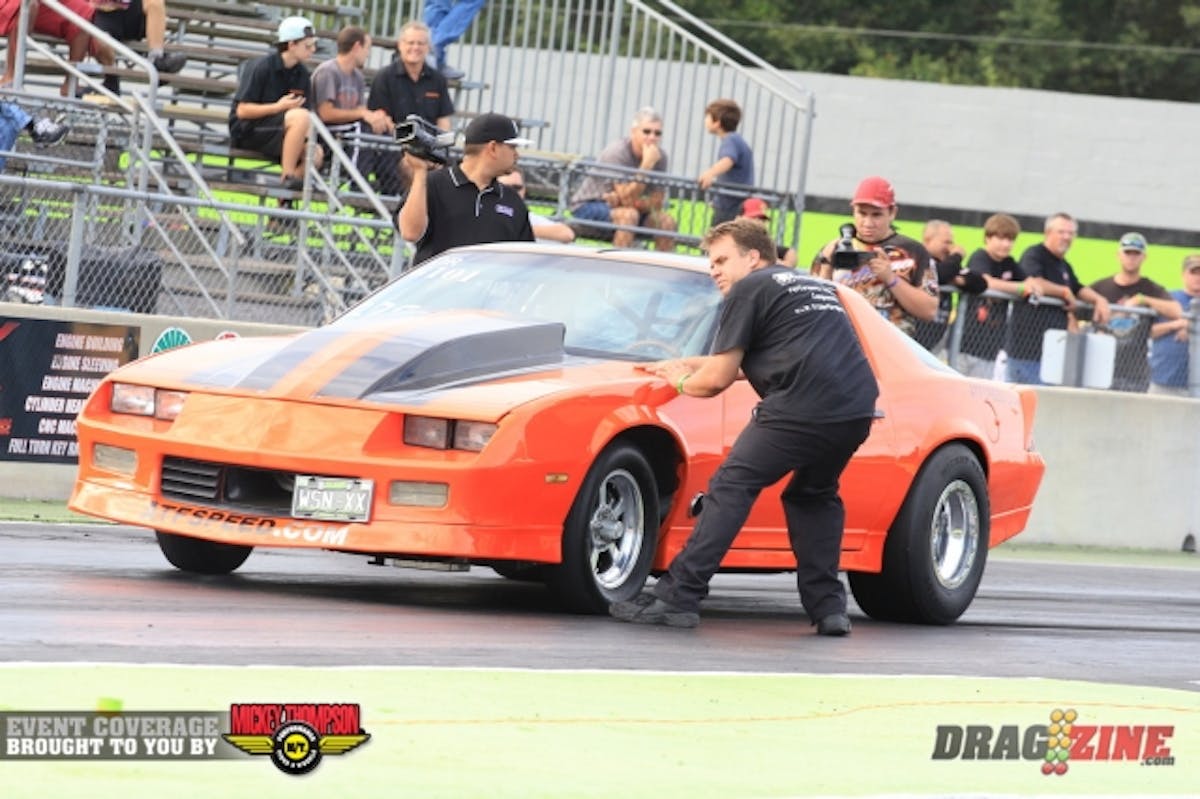 MIke Fratena ran a nice 7.58 at 191 to earn second place in Street Outlaw just .05 behind Sean Ashe who clicked early to only 146 MPH