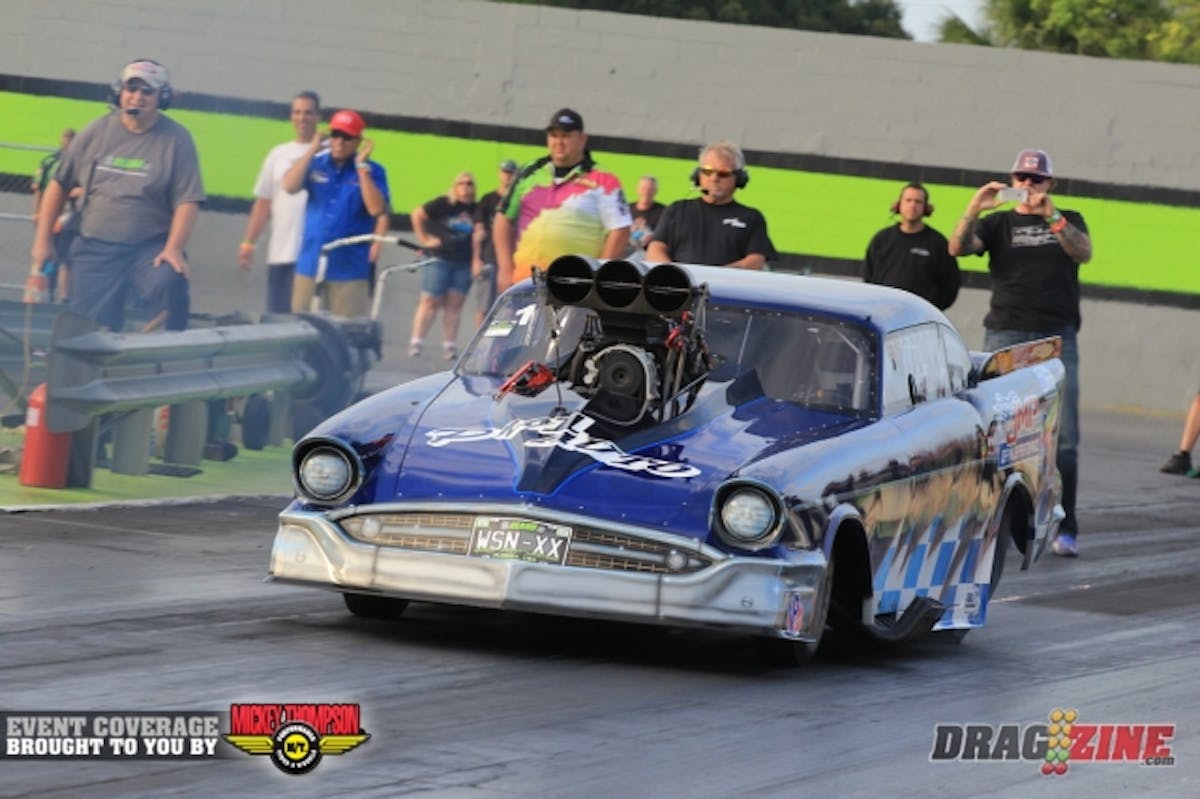     Steve King put up a 6.16 at 232 in the first session of Super Pro Street. 