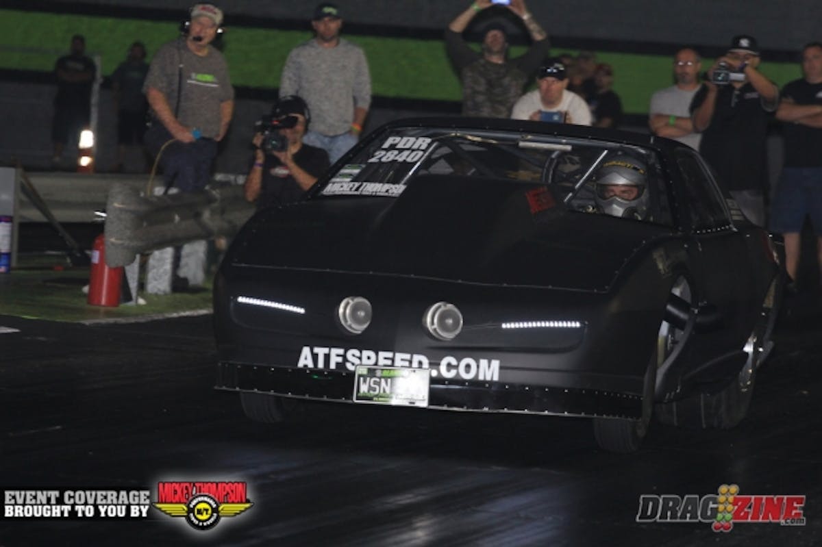 Frank Meshaw jumped to the top of Heavy Street with a 7.005 at just 176 MPH bumping Jeff Lutz to second in the twenty one car field.