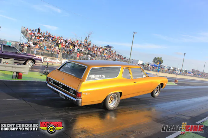 10.0 Index has an interesting mix of cars running the class this weekend. The top eleven cars are in the 10.0x range. There was a gamblers race this evening with some very tight competition. It's won't be easy for anyone in class come Sunday.