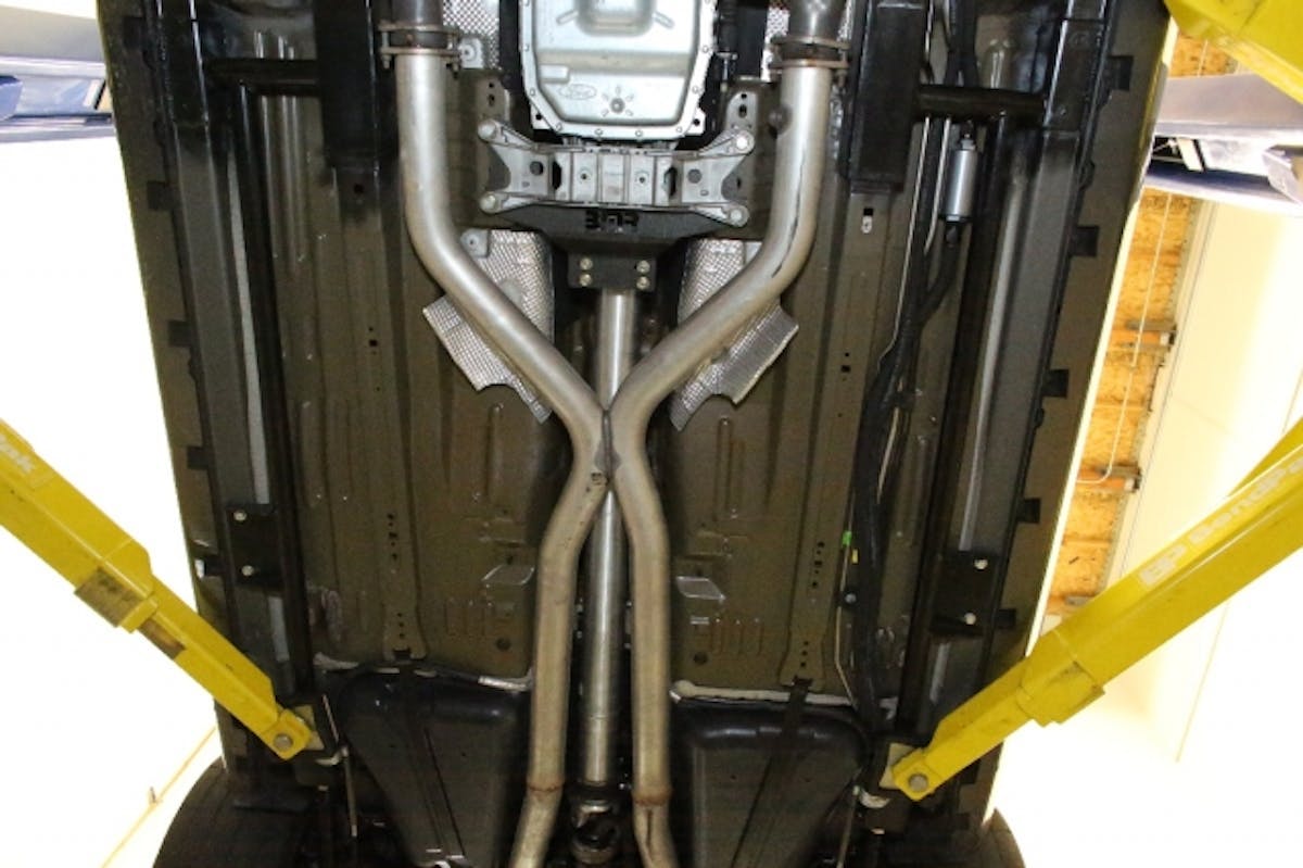 We chose to weld in our subframe connectors, although they can be installed using a bolt-in method as well. Full, easy-to-follow instructions including photos are included with the kit.