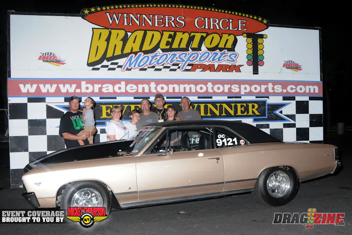 David Stephens took the 6.50 Index Runner up with his NBS Race Cars built 1967 Chevelle. 