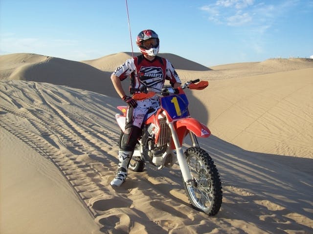 Moto'ing in Glamis!
