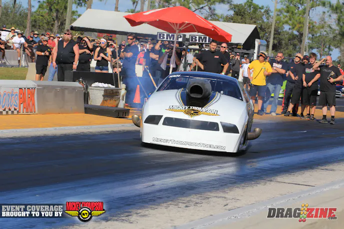 Billy Glidden has struggled today with his first run getting sideways at the hit. He has yet to make a clean run today.