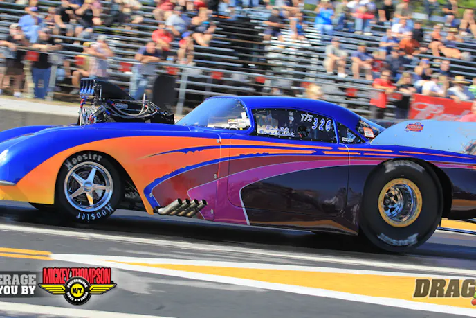 Scott Braskett made a clean run and moved up to the bump spot with a 4.088 at 179.64