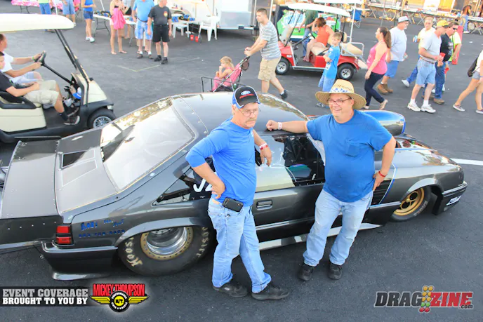 J.R. Atkins is based out of Lakeland, Florida with this stick shifted Mustang in OL 632. He made it to the finals here recently and is qualified sixth with a 4.686 at 149.