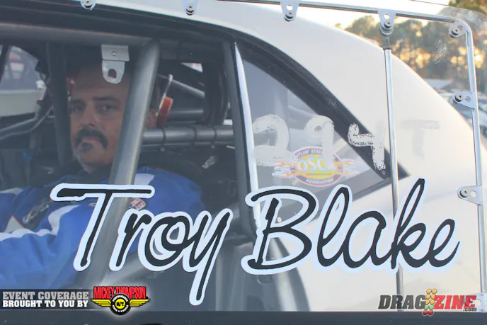 Troy Blake bumped Pirez to third in the final session of Outlaw 632 with a 4.595 at 155.