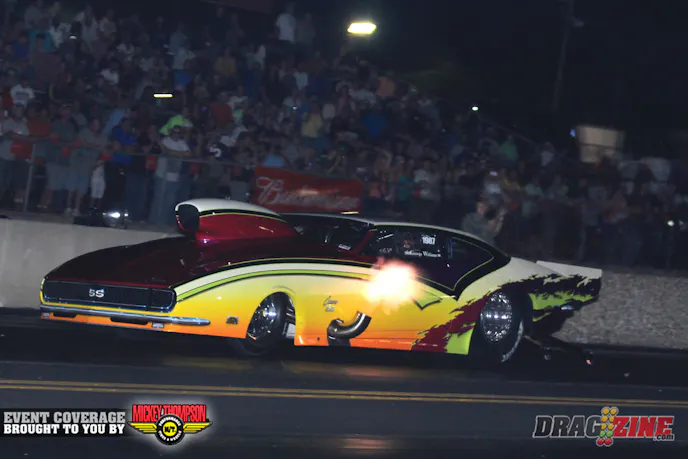 George Williams is the last car in the fours with a 3.992 at 187.