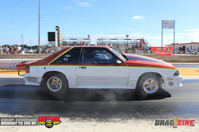 Justin Swanstrom will go home early after a loss to Brandon Spires. Swanstrom took the early lead with a .036 reaction but backfired down track allowing Spires to get around him at the top end. That's a tough loss for Fat Boy Racing.