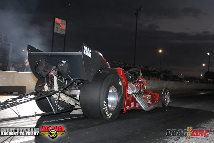 Tom Wirth had an opponent broke bye into the Open Outlaw Final. He laid down a 4.22 at 133.