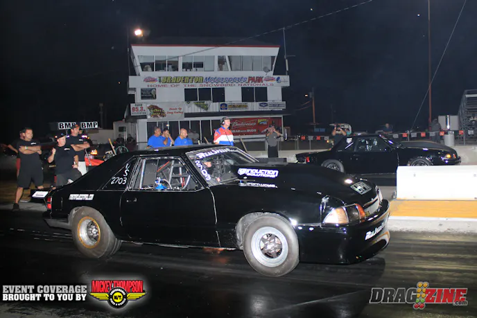  The Ultra Street final was a battle between number two qualfier Walt Drakeford and number five Eugene Rodriquez. Drakeford put up a .030 reaction going on to run a nice 5.14 at 134  while Rodriquez slowed to a 8.41 shut down run. Real Speed Racing, Induction Solutions and Quick Fuel Technologies in the winner circle again.