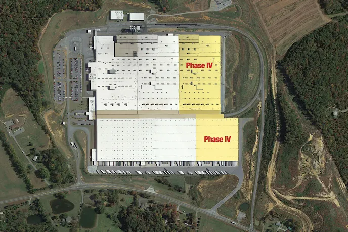 Toyo's current plant with new expansion plans shown.